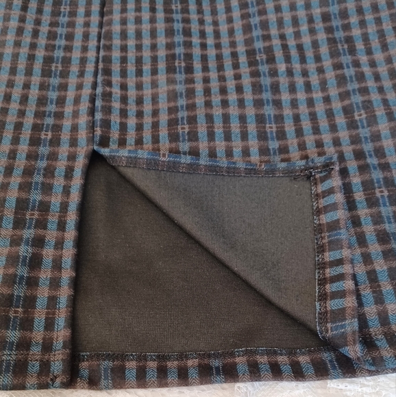 NEW WITH TAGS Shinestar COLLECTION Plaid Pencil Skirt SIZE: L STYLE: YS2375S - Picture 3 of 5